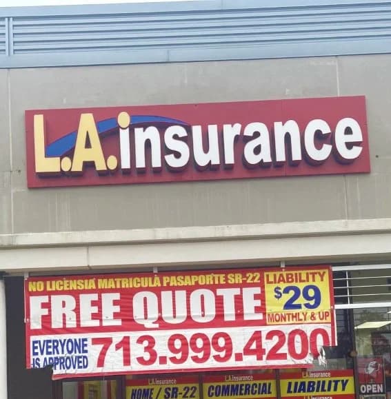 LA Insurance in San Antonio LA Insurance in San Antonio Storefront
