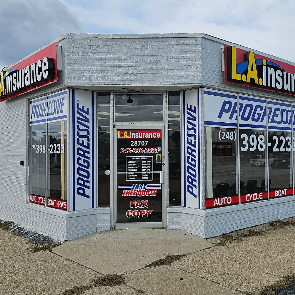 Insurance Agency in Madison Heights Front Side View of LA Insurance Agency Madison Heights Branch