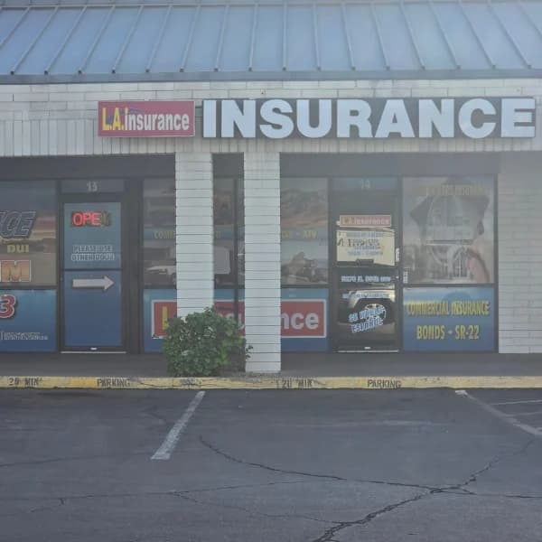 Affordable Insurance on North 59th Avenue, Glendale, AZ L.A. Insurance agency storefront on North 59th Avenue in Glendale, Arizona