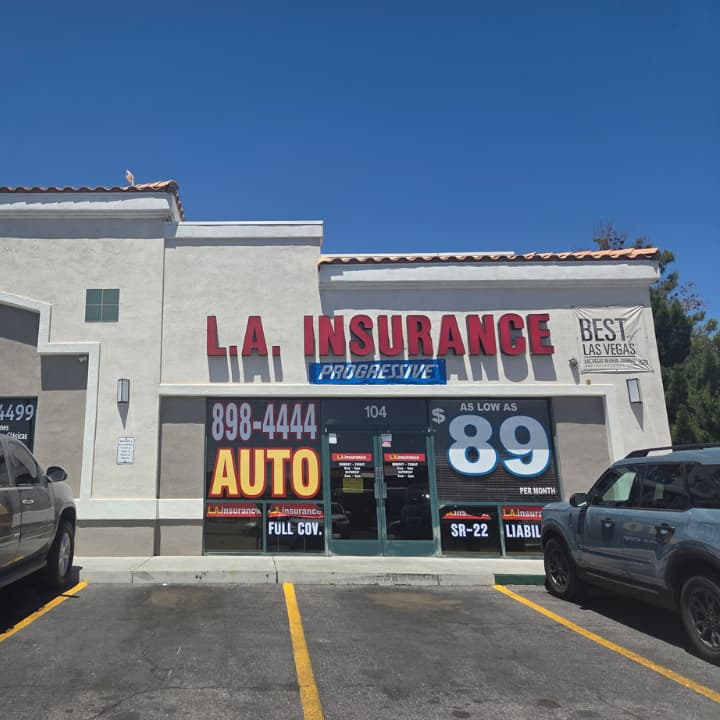 L.A. Insurance Agency NV-21 L.A. Insurance Agency storefront at 4750 West Lake Mead Blvd in Las Vegas, Nevada