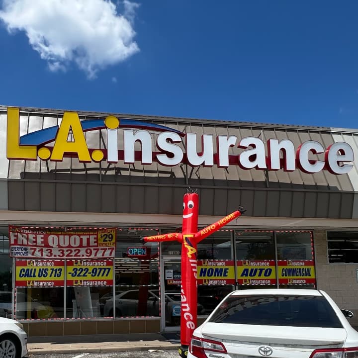 L.A. Insurance Agency TX-63 L.A. Insurance storefront at 11003 Market St in Houston, Texas