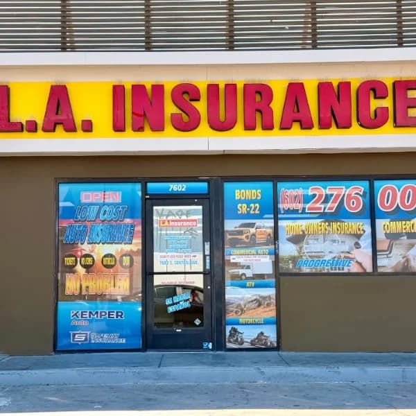 Affordable Insurance Agency on South Central Avenue, Phoenix, AZ L.A. Insurance agency storefront on South Central Avenue in Phoenix, Arizona