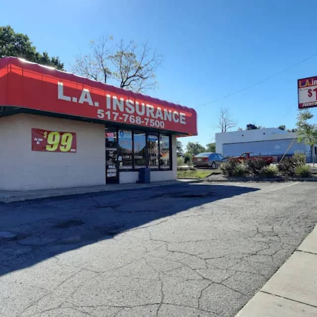 Insurance Agency in Jackson, Michigan - LA Insurance Front Side View of LA Insurance Agency Jackson Branch