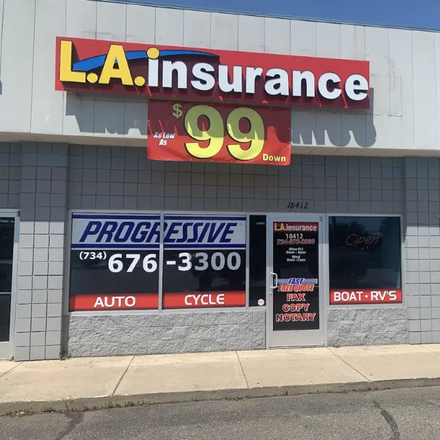 Insurance Agency in Brownstown Charter Twp. Front Side View of LA Insurance Agency Brownstown Charter Twp. Branch