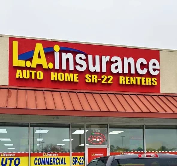 LA Insurance Agency at 8780 Tidwell Rd, Houston, TX LA Insurance Agency at 8780 Tidwell Rd, Houston, TX storefront
