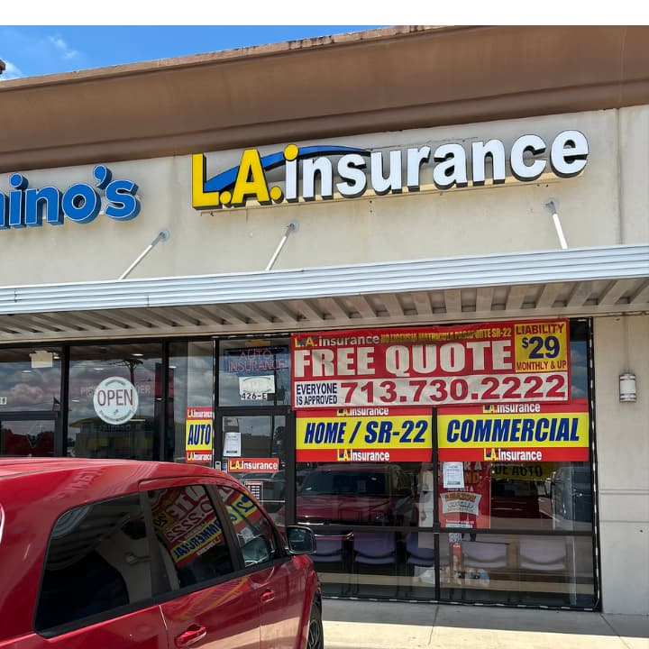 Your Local Affordable Insurance Agency in Cleveland, TX L.A. Insurance agency storefront at 426 West Southline St Ste E in Cleveland, TX