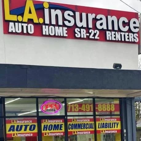 LA Insurance Agency on Mesa Dr, Houston, TX Storefront of LA Insurance Agency on Mesa Dr, Houston