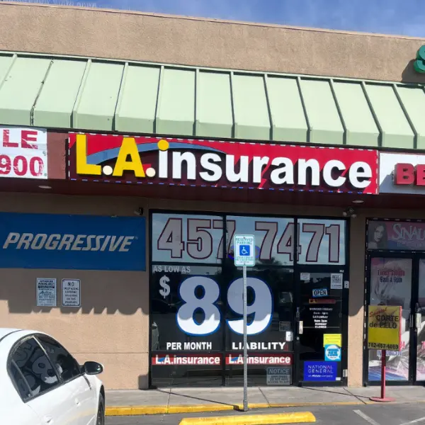 insurance agency in las vegas nv LA insurance agency front side in las vegas nv