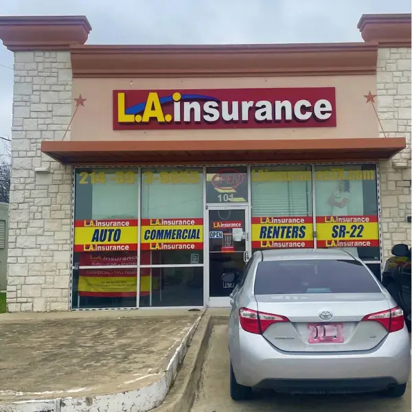 LA Insurance Agency on Carrier Pkwy, Grand Prairie, TX LA Insurance Agency Front Side on Carrier Pkwy, Grand Prairie, TX
