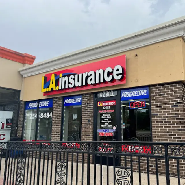 LA Insurance Agency - Sterling Heights Front Side View of LA Insurance Agency Sterling Heights Branch