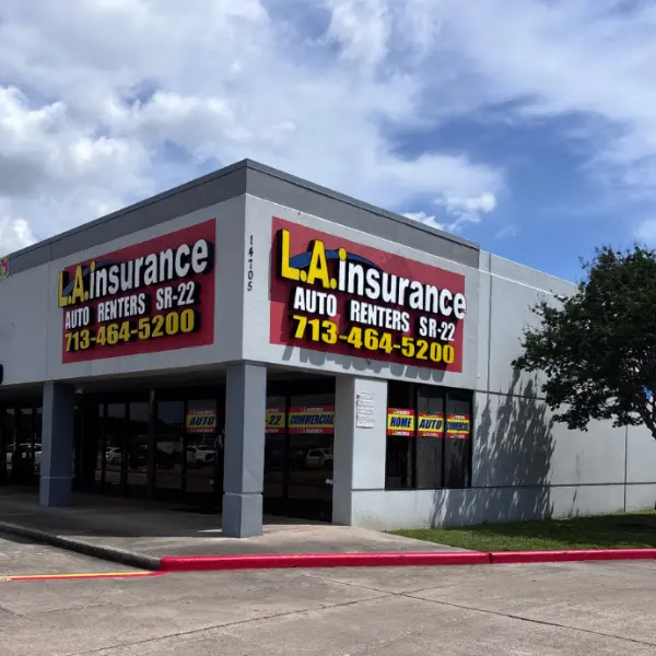 La insurance Agency front side on Woodforest Blvd, Houston, TX La insurance Agency front side on Woodforest Blvd, Houston, TX