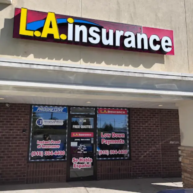 Insurance Agency in Comstock Park, Michigan Front Side View of LA Insurance Agency Comstock Park Branch