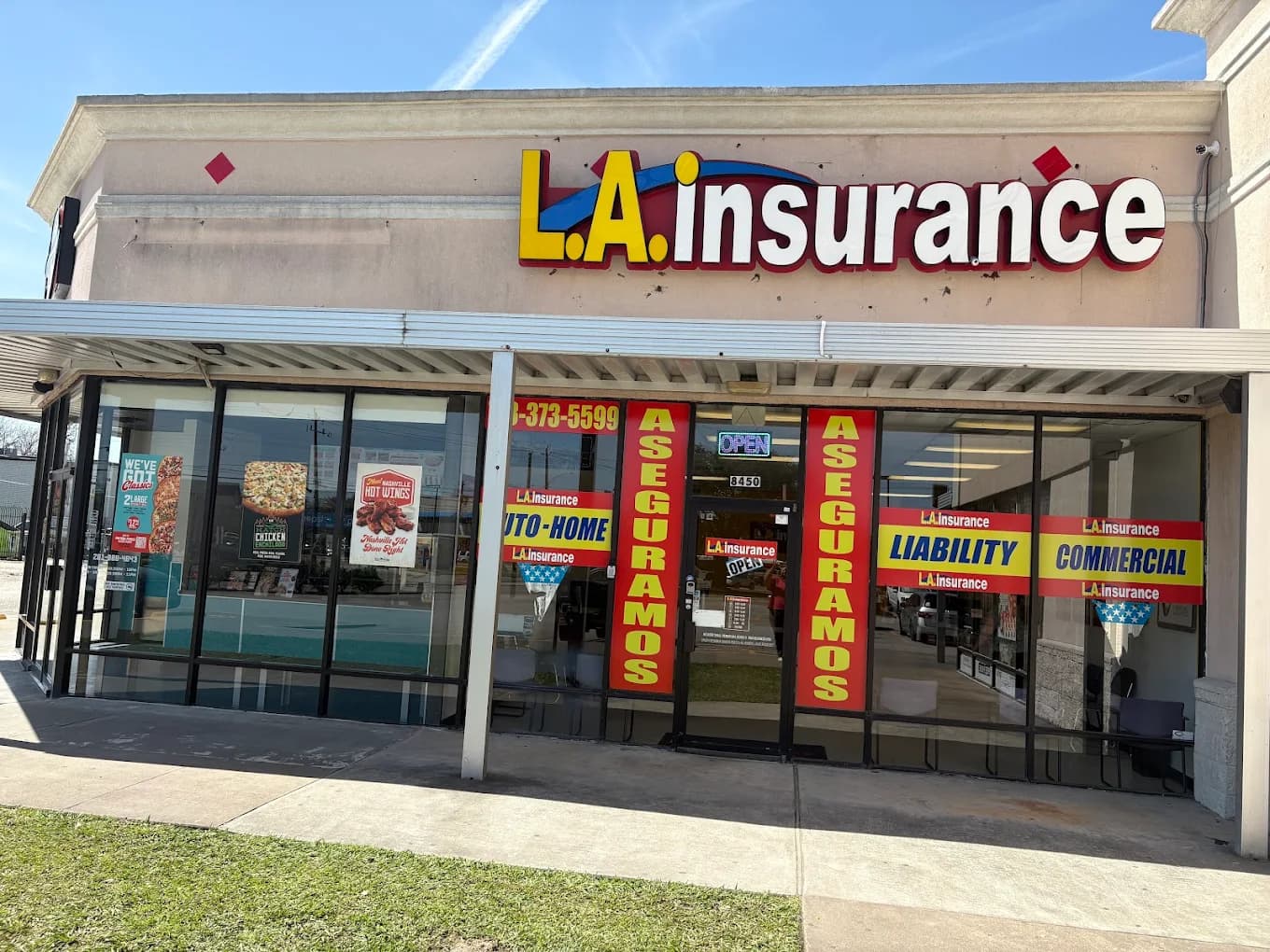 L.A. Insurance Agency TX-68 L.A. Insurance Agency TX-68 storefront at 8450 Fondren Rd in Houston, Texas