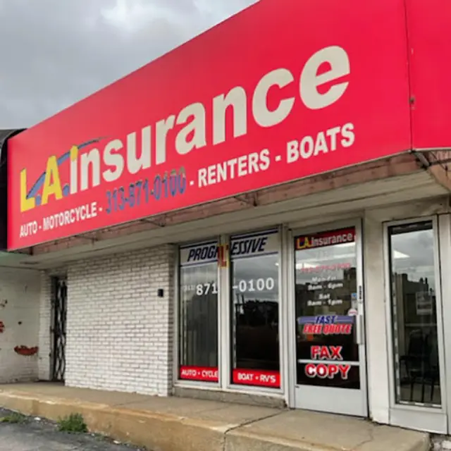 Cheapest Insurance Agency in Detroit, MI Front Side View of LA Insurance Agency Detroit Branch