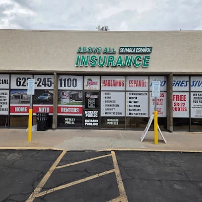 Find Affordable Insurance on W. Indian School Road in Phoenix Above All Insurance Agency in Phoenix Front Side
