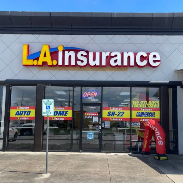 LA Insurance Agency Front on FM 1960 Rd West Houston TX LA Insurance Agency Front on JFM 1960 Rd West Houston TX