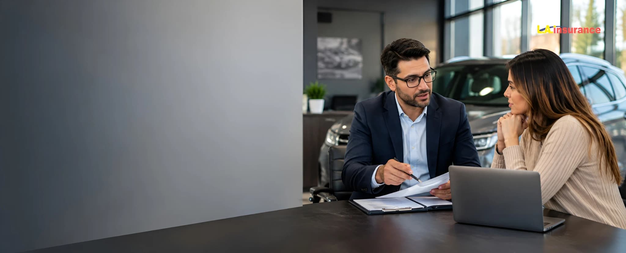 When Does Gap Insurance Not Pay? Insurance agent discussing GAP insurance coverage with a vehicle owner
